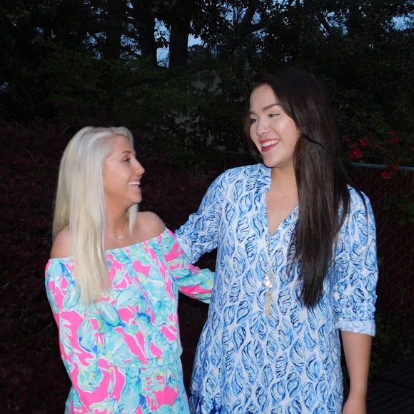 Lilly Pulitzer off the shoulder romper - Picture 6 of 6